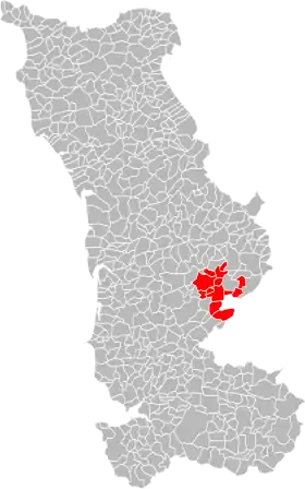 Localisation de Communauté de communes du canton de Tessy-sur-Vire