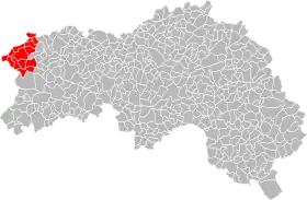 Localisation de Communauté de communes du canton de Tinchebray