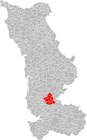 Localisation de Communauté de communes du canton de Villedieu-les-Poêles