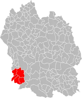 Localisation de Communauté de communes du Causse du Massegros