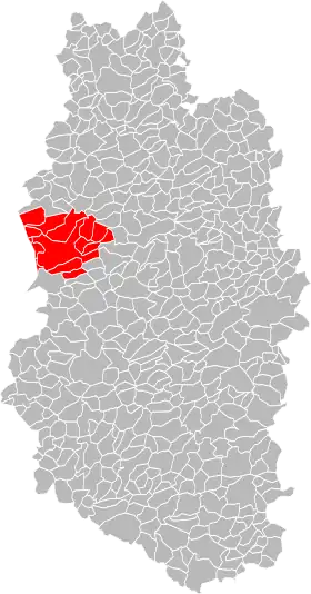 Localisation de Communauté de communes du Centre Argonne