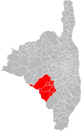 Localisation de Communauté de communes du Centre Corse