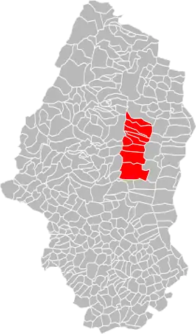 Localisation de Communauté de communes du Centre Haut-Rhin