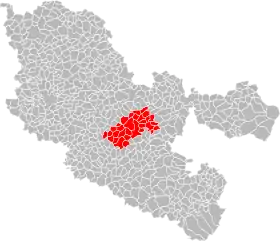 Localisation de Communauté de communes du Centre mosellan