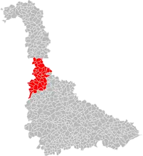 Localisation de Communauté de communes du Chardon Lorrain