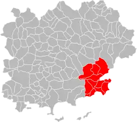 Localisation de Communauté de communes du golfe de Saint-Tropez