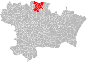 Localisation de Communauté de communes du Haut Cabardès