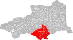 Localisation de Communauté de communes du Haut Vallespir