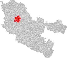 Localisation de Communauté de communes du Haut-Chemin