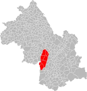 Localisation de Communauté de communesdu Massif du Vercors