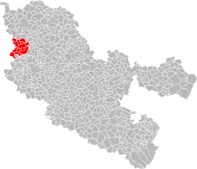Localisation de Communauté de communes du pays Orne-Moselle