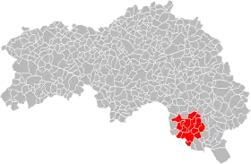 Localisation de Communauté de communes du Pays Bellêmois