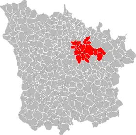 Localisation de Communauté de communes du Pays corbigeois