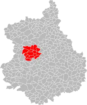 Localisation de Communauté de communes du Pays Courvillois