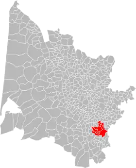 Localisation de Communauté de communes du Pays d’Auros