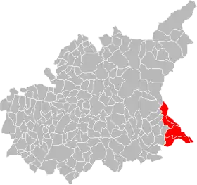 Localisation de Communauté de communes du Pays d'Entrevaux