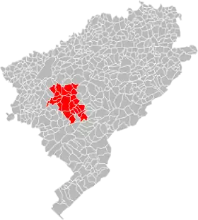 Localisation de Communauté de communes du Pays d'Ornans