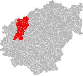 Localisation de Communauté de communes du Pays d'Uzerche