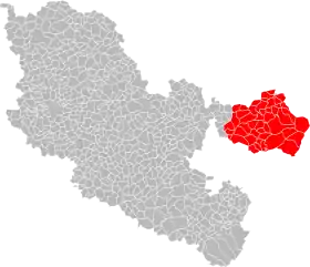 Localisation de Communauté de communes du Pays de Bitche