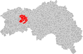 Localisation de Communauté de communes du Pays de Briouze