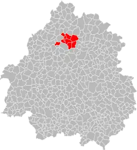 Localisation de Communauté de communes du Pays de Champagnac-en-Périgord