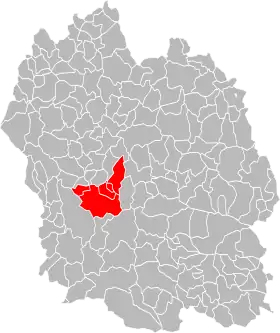 Localisation de Communauté de communes du Pays de Chanac