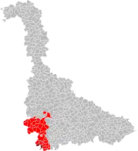 Localisation de Communauté de communes du Pays de Colombey et du Sud Toulois