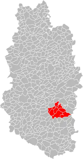 Localisation de Communauté de communes du Pays de Commercy