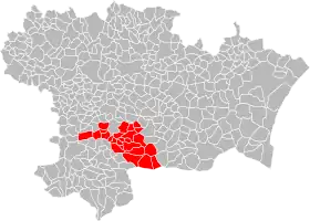 Localisation de Communauté de communes du Pays de Couiza