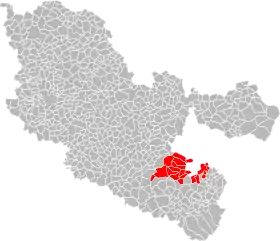 Localisation de Communauté de communes du Pays de Fénétrange