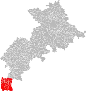 Localisation de Communauté de communesdu Pays de Luchon