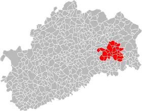 Localisation de Communauté de communesdu pays de Lure