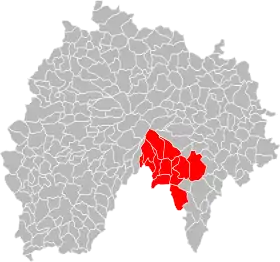 Localisation de Communauté de communes du Pays de Pierrefort - Neuvéglise