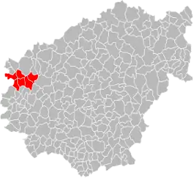 Localisation de Communauté de communes du Pays de Pompadour