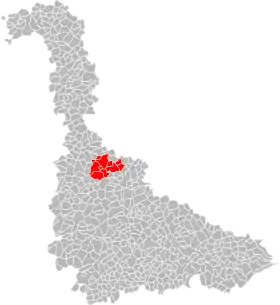 Localisation de Communauté de communesdu Pays de Pont-à-Mousson