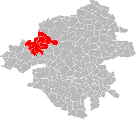 Localisation de Communauté de communes du pays de Pont-ChâteauSaint-Gildas-des-Bois