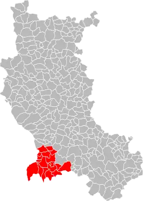 Localisation de Communauté de communes du Pays de Saint-Bonnet-le-Château