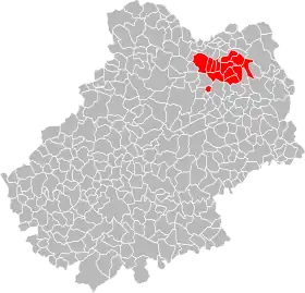 Localisation de Communauté de communes du Pays de Saint-Céré