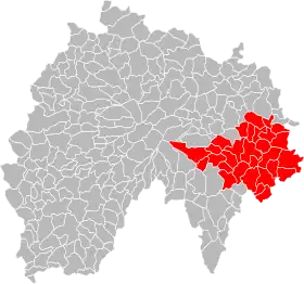 Localisation de Communauté de communes du Pays de Saint-Flour Margeride