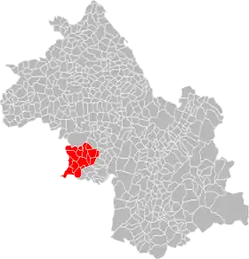 Localisation de Communauté de communes du Pays de Saint-Marcellin