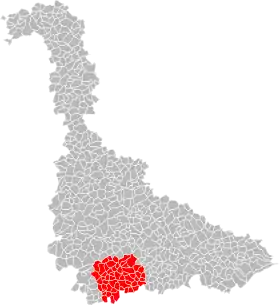 Localisation de Communauté de communes du Pays du Saintois