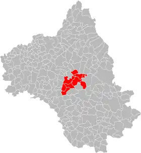 Localisation de Communauté de communes du Pays de Salars