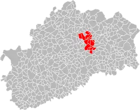 Localisation de Communauté de communes du pays de Saulx