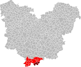 Localisation de Communauté de communes interrégionale du Pays de Verneuil-sur-Avre