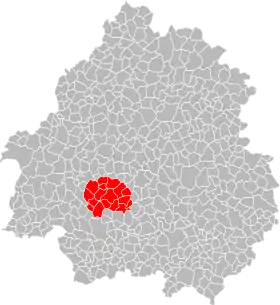 Localisation de Communauté de communes du Pays de Villamblard