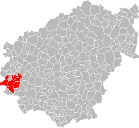 Localisation de Communauté de communesdu Pays de l'Yssandonnais