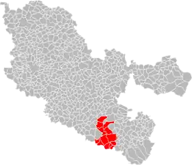 Localisation de Communauté de communes du Pays des étangs