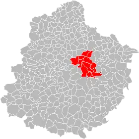 Localisation de Communauté du Pays des Brières et du Gesnois