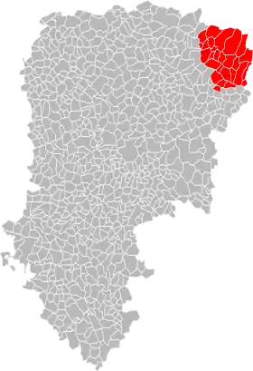 Localisation de Communauté de communesdes Trois Rivières