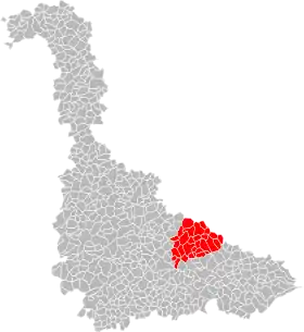 Localisation de Communauté de communesdu Pays du Sânon